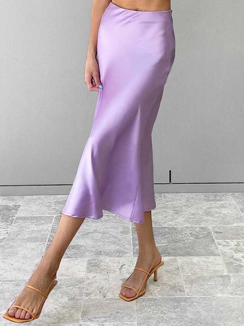 Stylishfindsl satin skirt